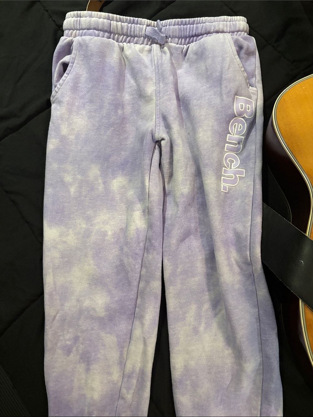 Bench Kids girls Purple Lavender Tie-Dye Joggers extra large 14/16